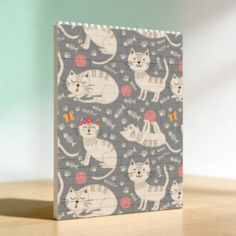 Cadre photo mémoire DIY en blocs de construction, cadeau de la Saint-Valentin