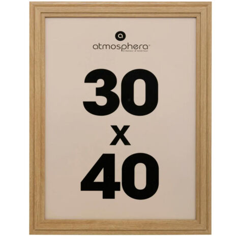 Cadre Photo Moulure "Alix" 30x40cm Marron