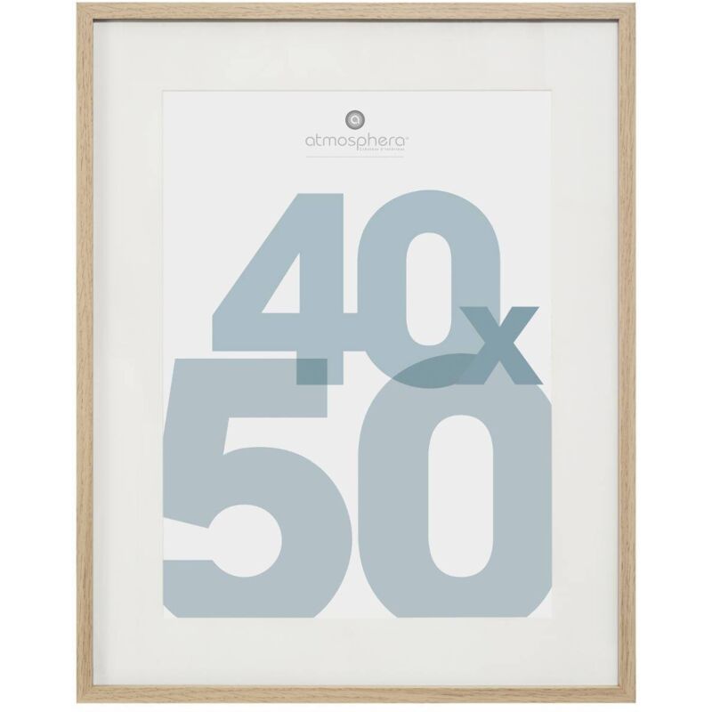 Cadre photo Manu bois 40x50cm Atmosphera créateur d'intérieur
