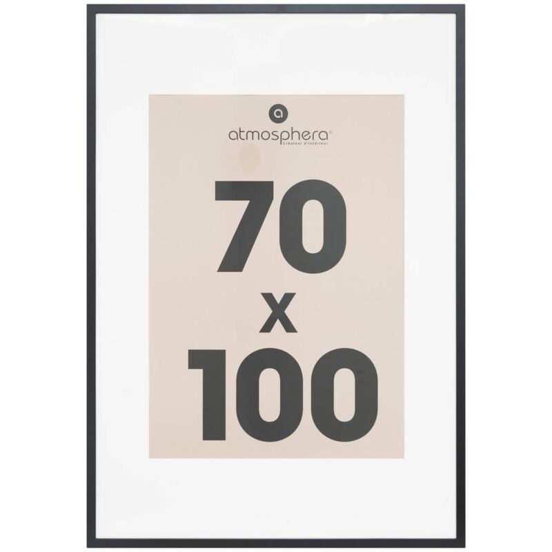 Cadre photo Manu noir 70x100cm - Atmosphera créateur d'intérieur