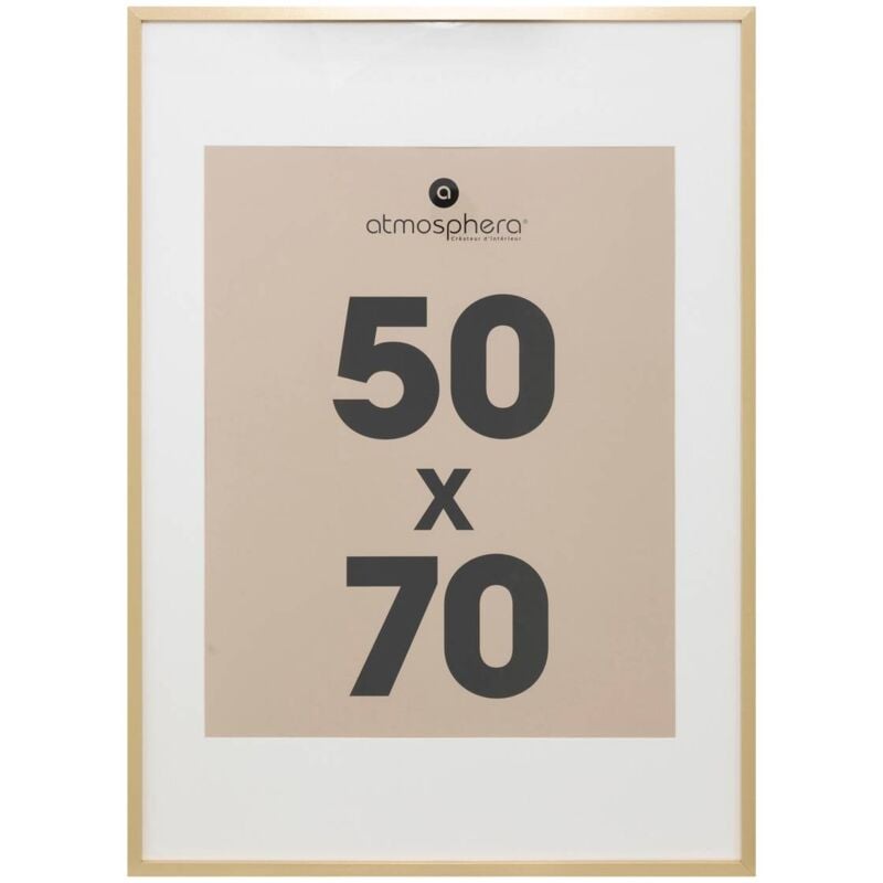 Cadre photo Manu doré 50x70cm Atmosphera créateur d'intérieur