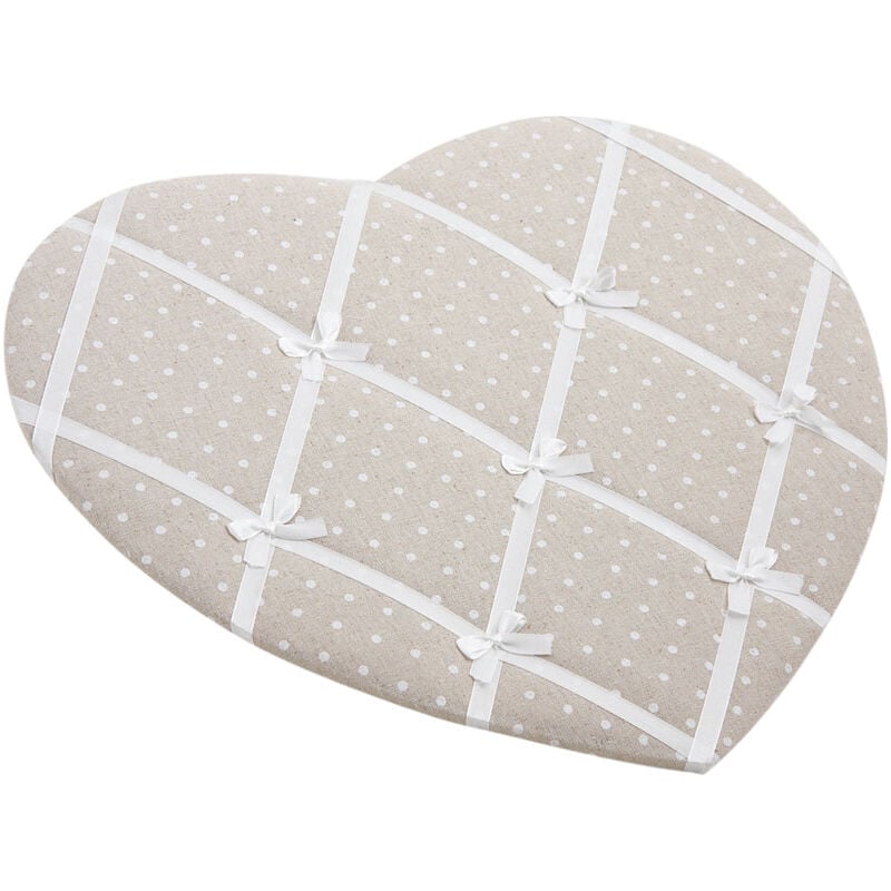 Cadre photo pêle-mêle en tissu Coeur