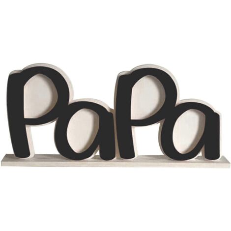 Cadre photo pour la fête des pères, cadeau de sa fille à papa, -Noir--