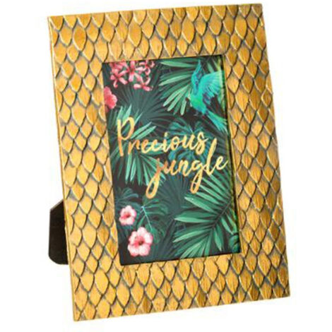 Cadre Photo "Precious Jungle" 20x16cm Or