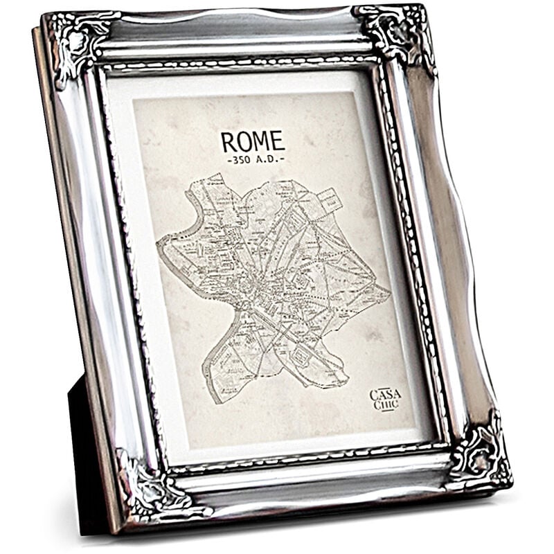 Cadre photo - regent Casa Chic by Blumfeldt - 17 x 12 cm - verre rococo - argent