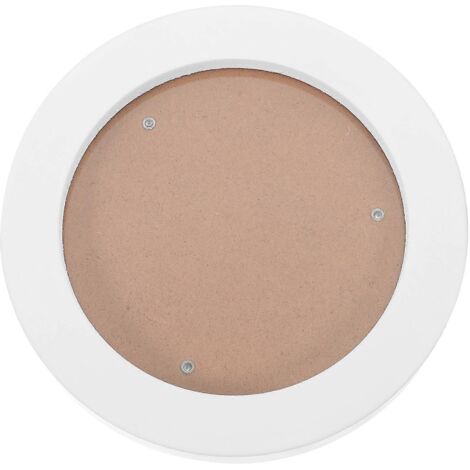 Cadre photo rond, cadre photo suspendu, décoration murale en bois, cadre photo rond-AquaForge
