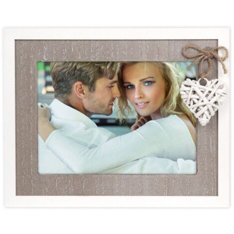 Cadre Photo - ZEP - WW5957 - Bois Blanc - 13x19 cm - Design Contemporain - Léger 0,38 kg