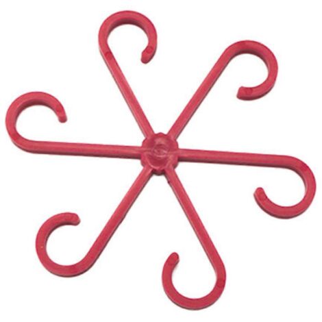 Cadre pliable réutilisable pour tiges de plantes - Outils de jardinage - Rouge