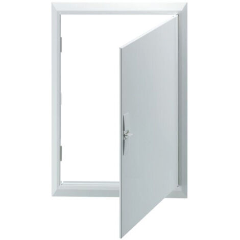 Hager – Cadre avec porte pour bac d'encastrement Gamma 13 – Dimensions 608x865x13mm – Blanc RAL 9010 – Compatible coffret GE626EN - GF626E