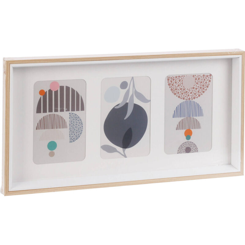 Cadre pour 3 photos, passe-partout, 42 x 22 x 3 cm