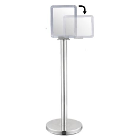 Cadre pour barrières et poteaux RS PRO en Aluminium Gris ( Prix pour 1 )