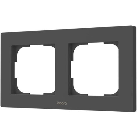 Cadre pour interrupteurs H2 EU (2-Blocs) - Aqara - Gris
