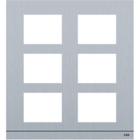 Cadre pour platine de rue Abb 6 modules WLF306A