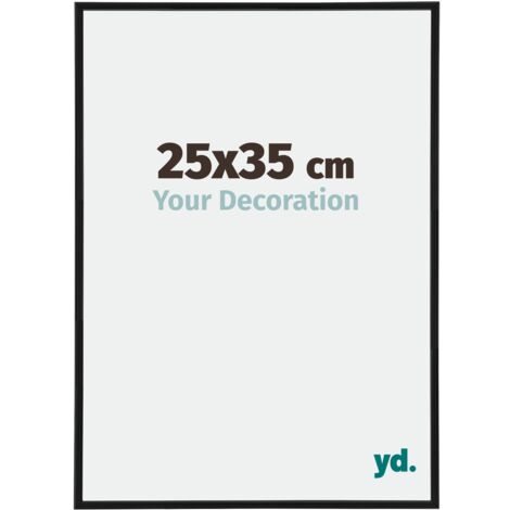 Cadre Puzzle 25x35 cm - Noir Mat - Plastique - Annecy.