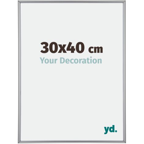 Cadre Puzzle 30x40 cm - Argent Brillant - Plastique - Annecy.