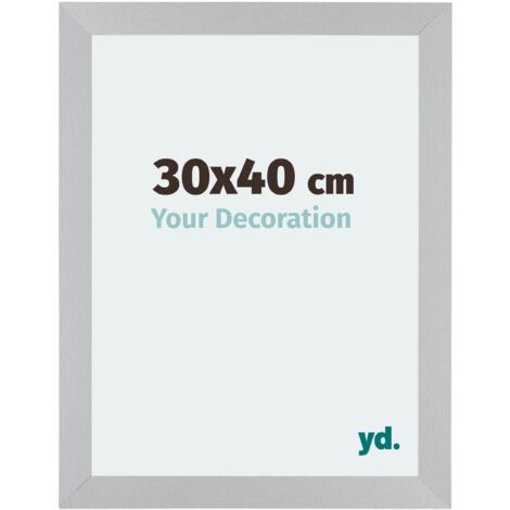 Cadre Puzzle 30x40 cm - Argent Mat - MDF - Mura.