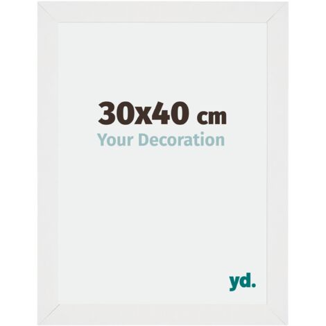 Cadre Puzzle 30x40 cm - Blanc Brillant - MDF - Mura.