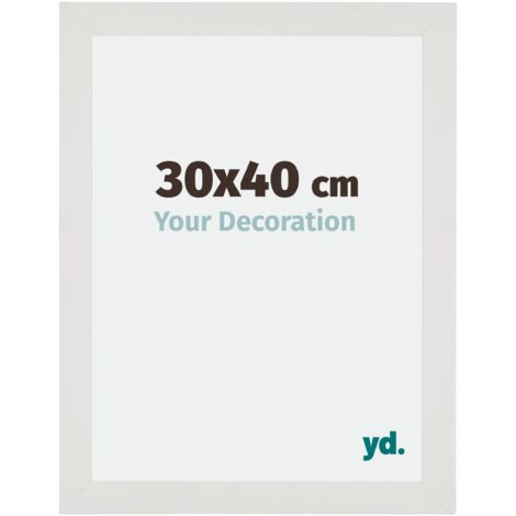 Cadre Puzzle 30x40 cm - Blanc Mat - MDF - Mura.