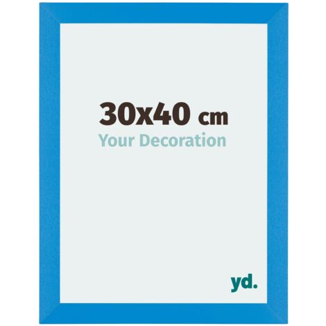 Cadre Puzzle 30x40 cm - Bleu Brillant - MDF - Mura.