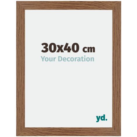 Cadre Puzzle 30x40 cm - Chêne Rustique - MDF - Mura.