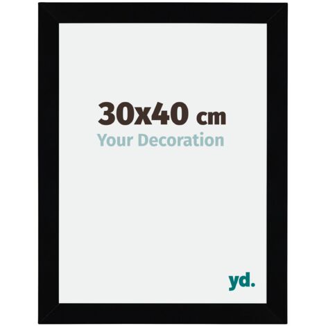Cadre Puzzle 30x40 cm - Noir Brillant - MDF - Mura.
