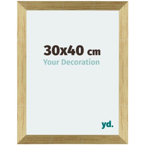 Cadre Puzzle 30x40 cm - Or Brillant - MDF - Mura.