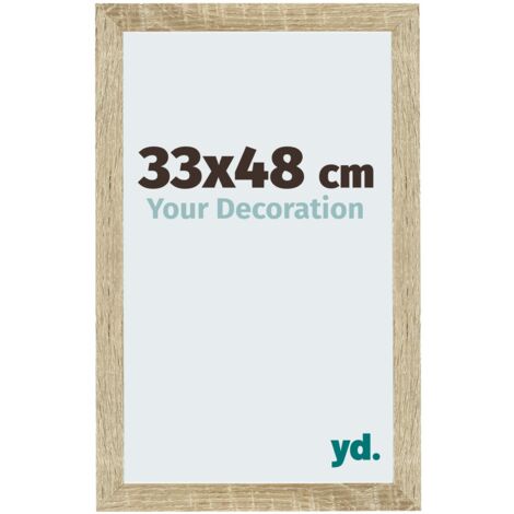 Cadre Puzzle 33x48 cm - Chêne Sonoma - MDF - Mura.