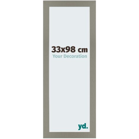 Cadre Puzzle 33x98 cm - Anthracite - MDF - Mura.
