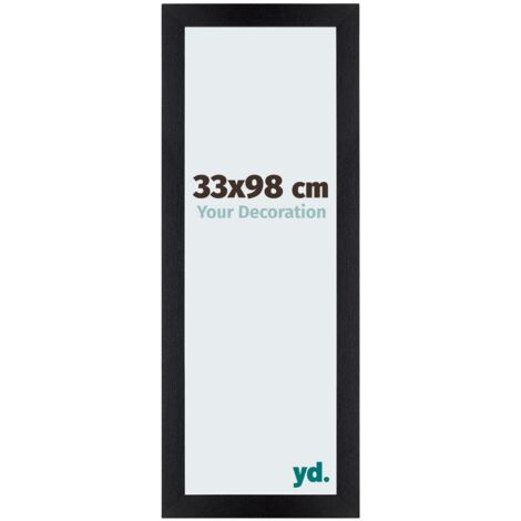 Cadre Puzzle 33x98 cm - Noir Mat - MDF - Mura.