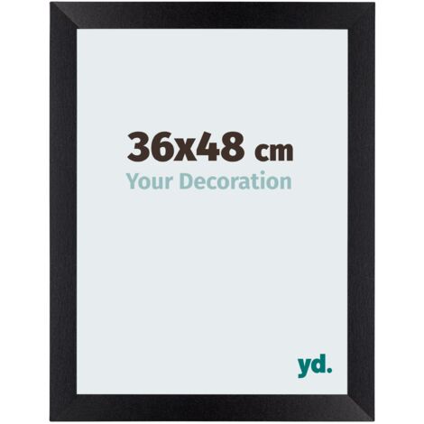 Cadre Puzzle 36x48 cm - Noir Mat - MDF - Mura.