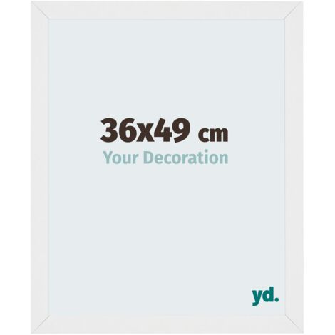 Cadre Puzzle 36x49 cm - Blanc Brillant - MDF - Mura.