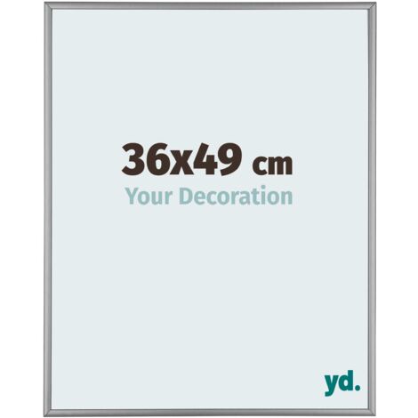 Cadre Puzzle 36x49 cm - Platine - Aluminium - Kent.