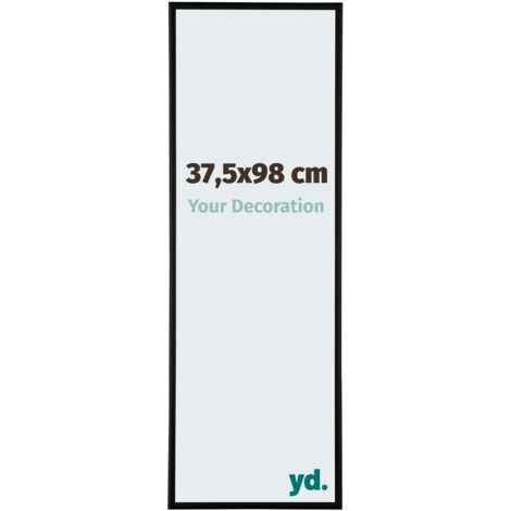 Cadre Puzzle 37.5x98 cm - Noir Mat - Aluminium - Kent.
