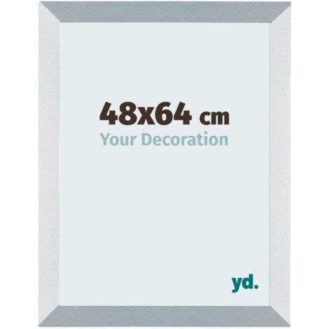 Cadre Puzzle 48x64 cm - Aluminium - Brossé - MDF - Mura.
