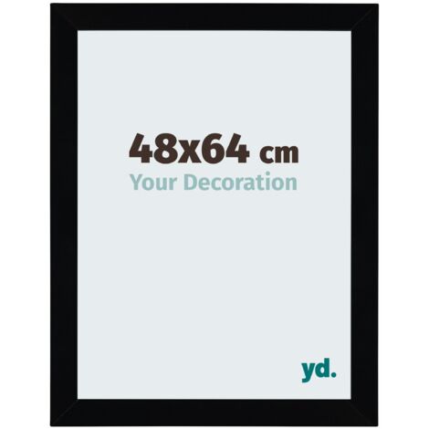 Cadre Puzzle 48x64 cm - Noir Brillant - MDF - Mura.