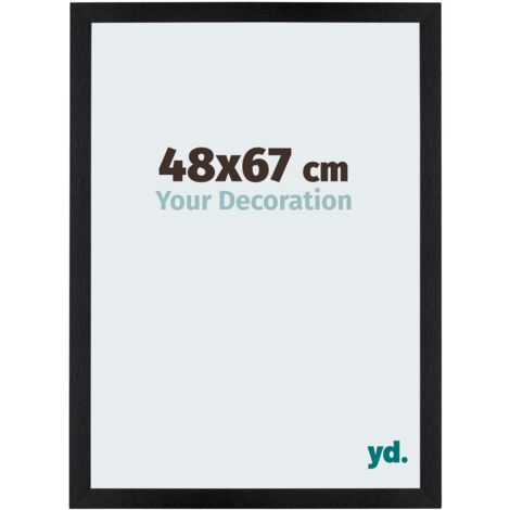 Cadre Puzzle 48x67 cm - Noir Mat - MDF - Mura.