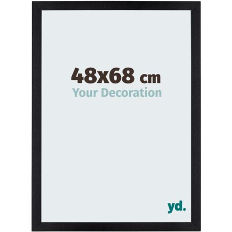 Cadre Puzzle 48x68 cm - Noir Mat - MDF - Mura.