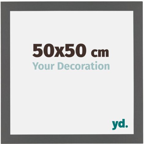 Cadre Puzzle 50x50 cm - cm - Anthracite - MDF - Mura.