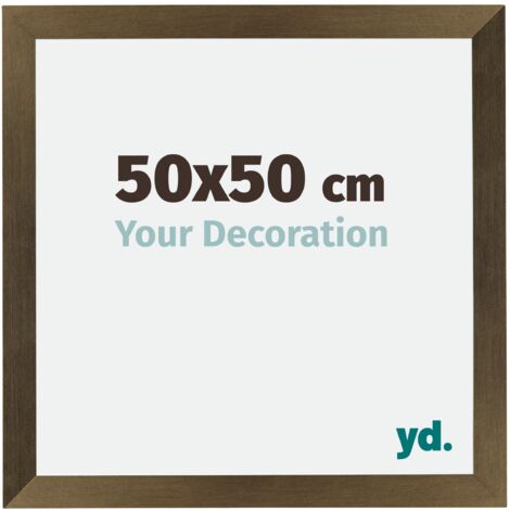 Cadre Puzzle 50x50 cm - cm - Bronze Décor - MDF - Mura.