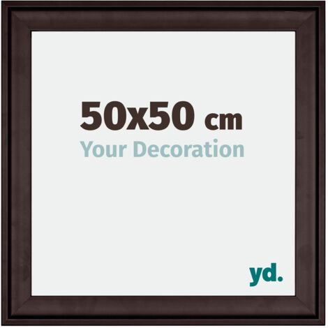 Cadre Puzzle 50x50 cm - cm - Brun - Bois - Birmingham.
