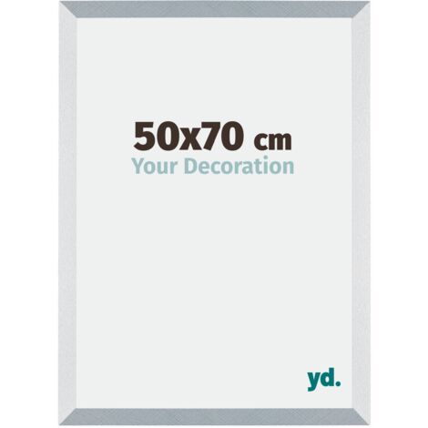 Cadre Puzzle 50x70 cm - cm - Aluminium Brossé - MDF - Mura.