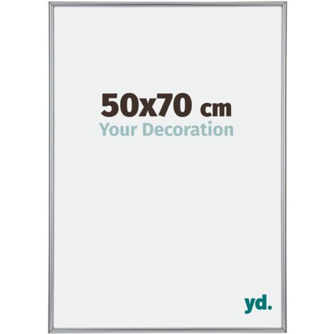 Cadre Puzzle 50x70 cm - cm - Argent Brillant - Plastique - Annecy.