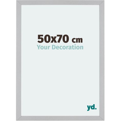 Cadre Puzzle 50x70 cm - cm - Argent Mat - MDF - Mura.