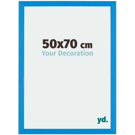 Cadre Puzzle 50x70 cm - cm - Bleu Brillant - MDF - Mura.