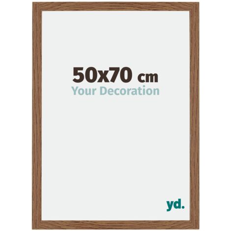 Cadre Puzzle 50x70 cm - cm - Chêne Rustique - MDF - Mura.