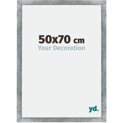 Cadre Puzzle 50x70 cm - cm - Fer Patiné - MDF - Mura.