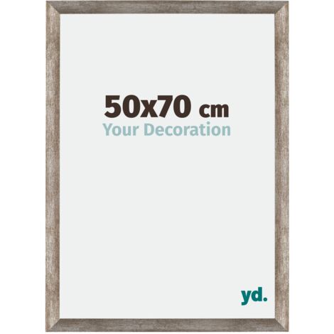Cadre Puzzle 50x70 cm - cm - Métal Vintage - MDF - Mura.