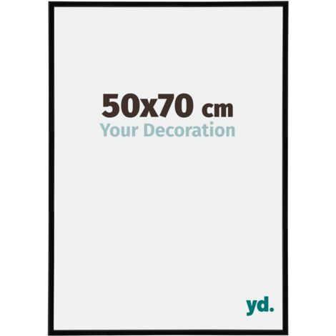 Cadre Puzzle 50x70 cm - cm - Noir Très Brillant - Plastique - Annecy.