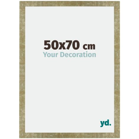 Cadre Puzzle 50x70 cm - cm - Or Antique - MDF - Mura.