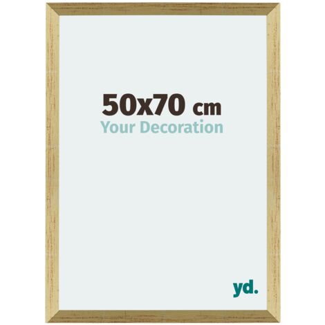 Cadre Puzzle 50x70 cm - cm - Or Brillant - MDF - Mura.